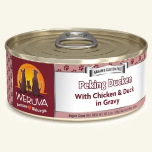 Weruva Dog Peking Ducken with Chicken and Duck in Gravy, 5.5 oz each, Case of 24