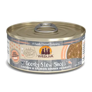 Weruva Goody Stew Shoes Chicken and Salmon Canned Cat Food - 5.5 Oz - Case of 8