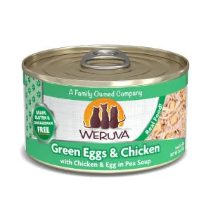 Weruva Green Egg Chicken Canned Cat Food - 3 Oz - Case of 24