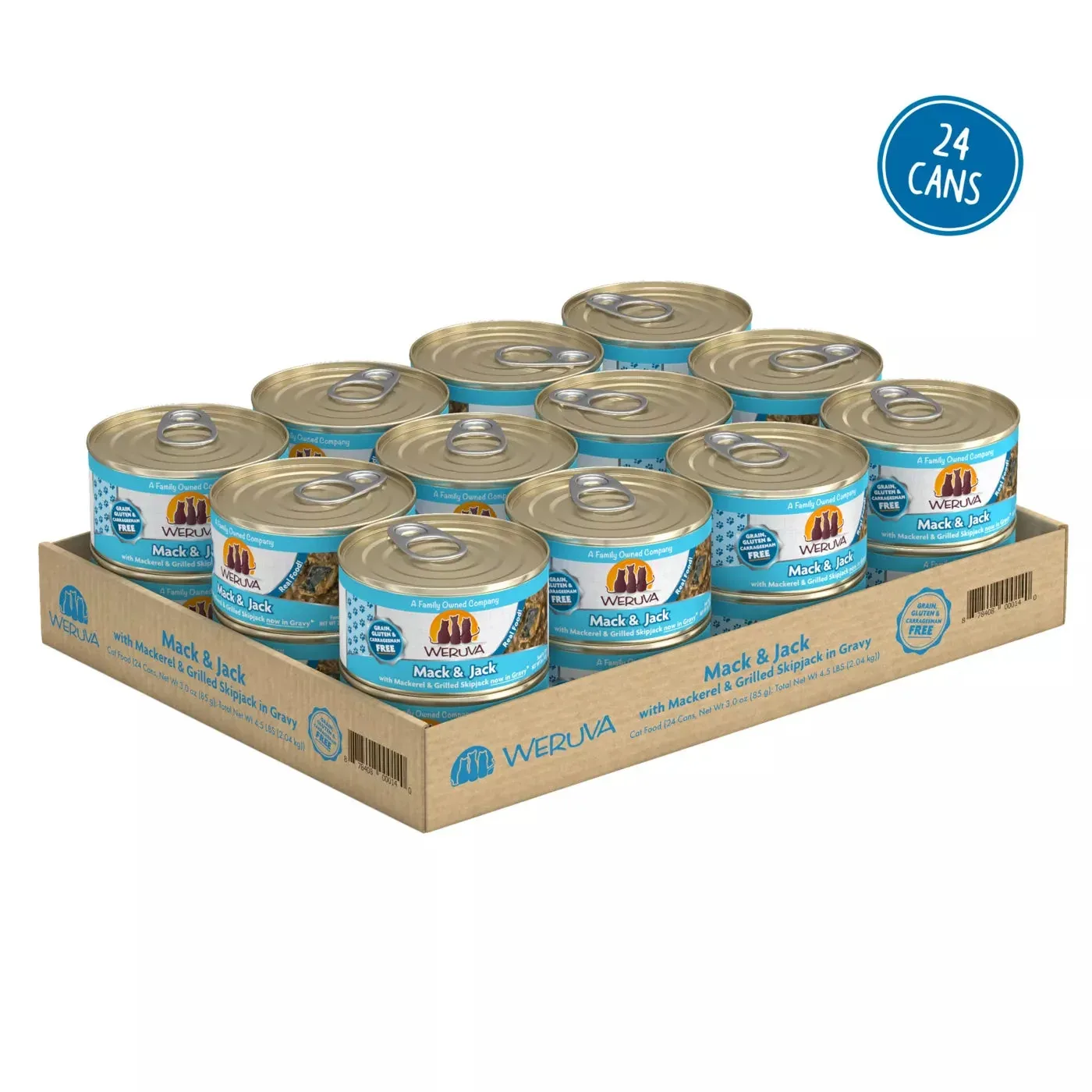 Weruva Mack Jack Canned Cat Food - 3 Oz - Case of 24 - Image 2