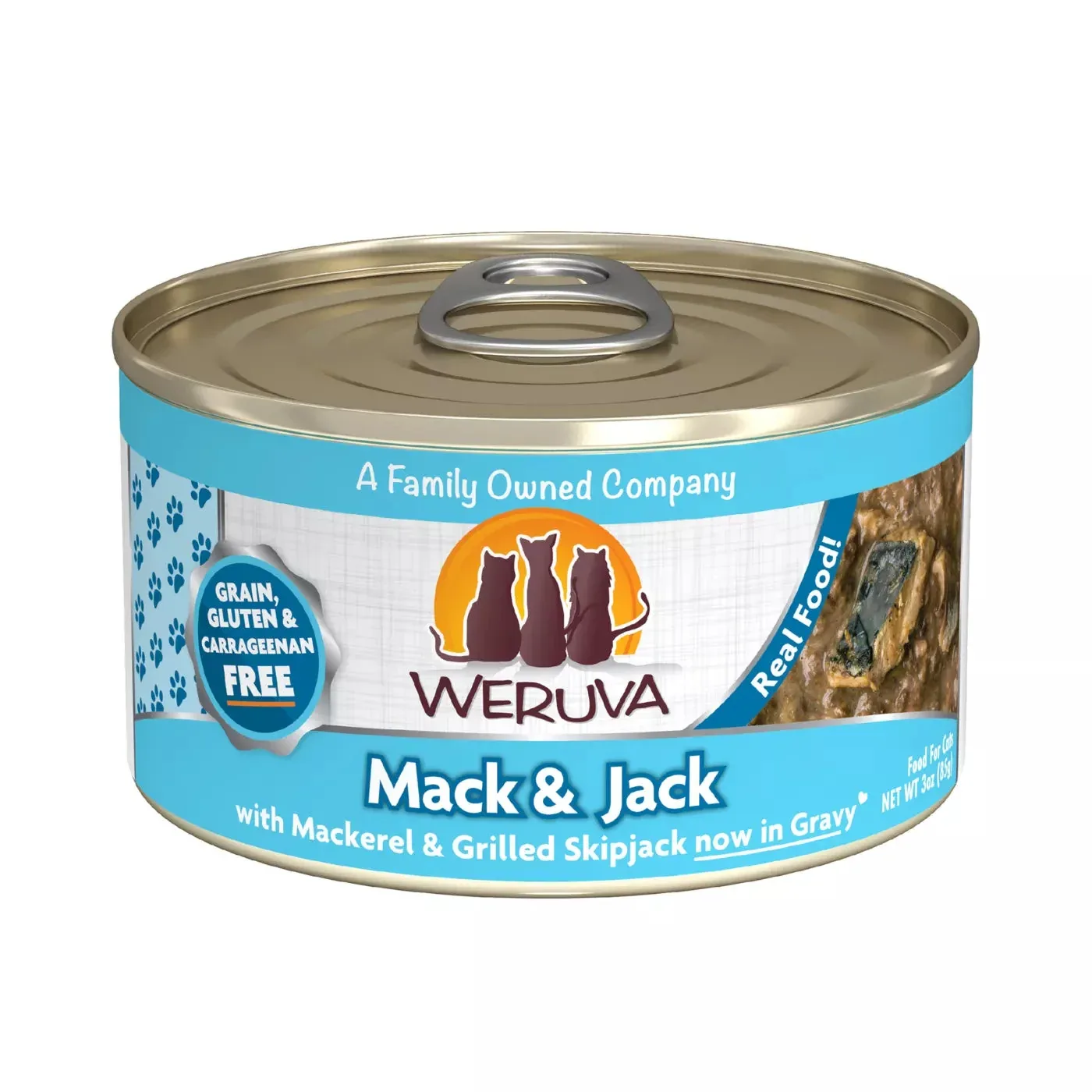 Weruva Mack Jack Canned Cat Food - 3 Oz - Case of 24