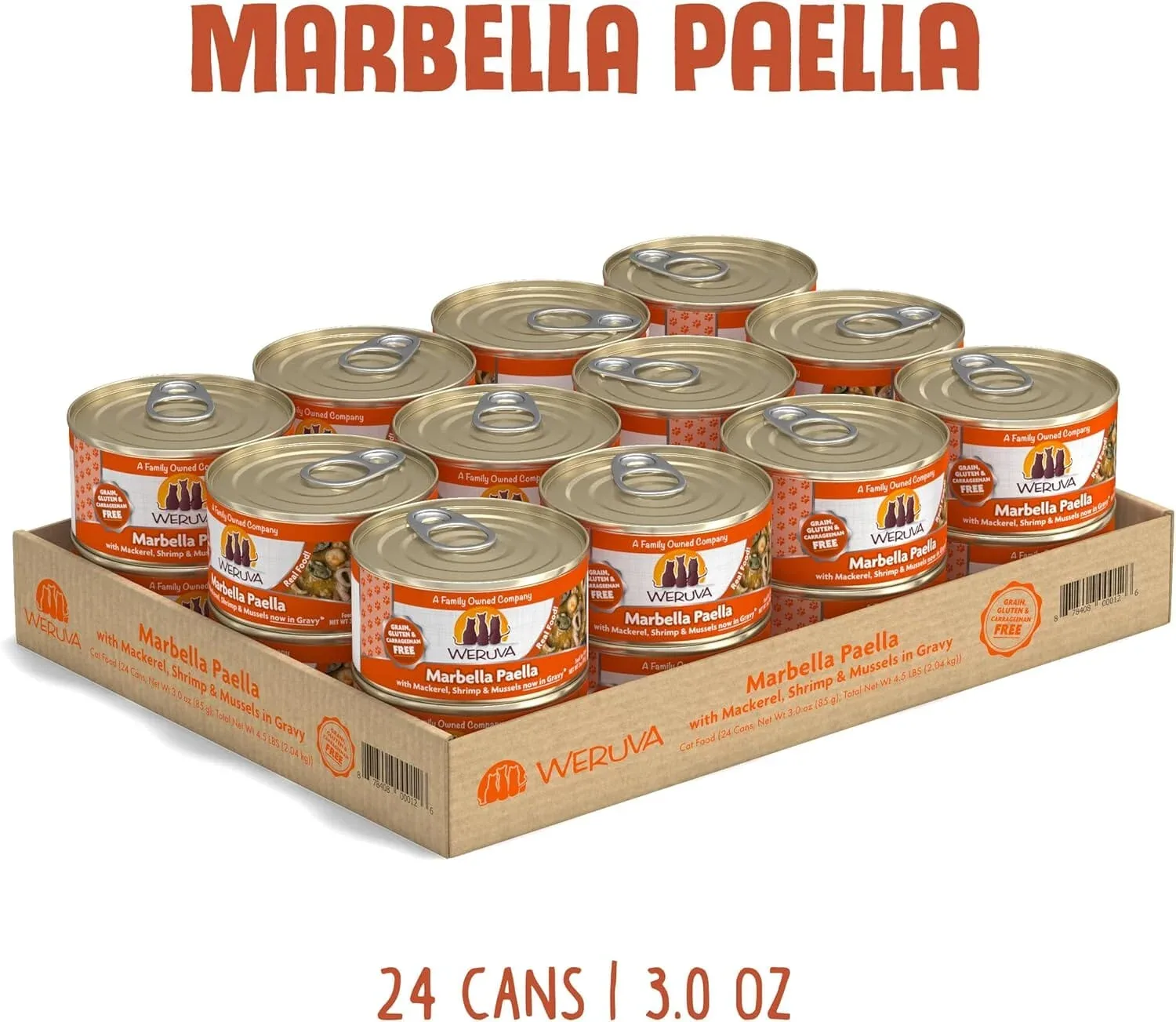 Weruva Marbella Paella Canned Cat Food - 3 Oz - Case of 24 - Image 2