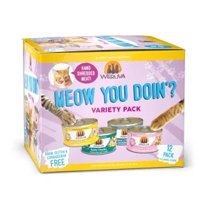 Weruva Meow Ya Doin' Variety Pack Canned Cat Food - 3 Oz - Case of 12