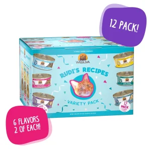 Weruva Rudi's Recipe Variety Pack Canned Cat Food - 5.5 Oz - Case of 12