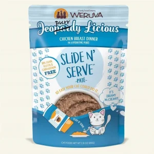 Weruva Slide and Serve Jeopurrdy Wet Cat Food - 2.8 Oz - Case of 12