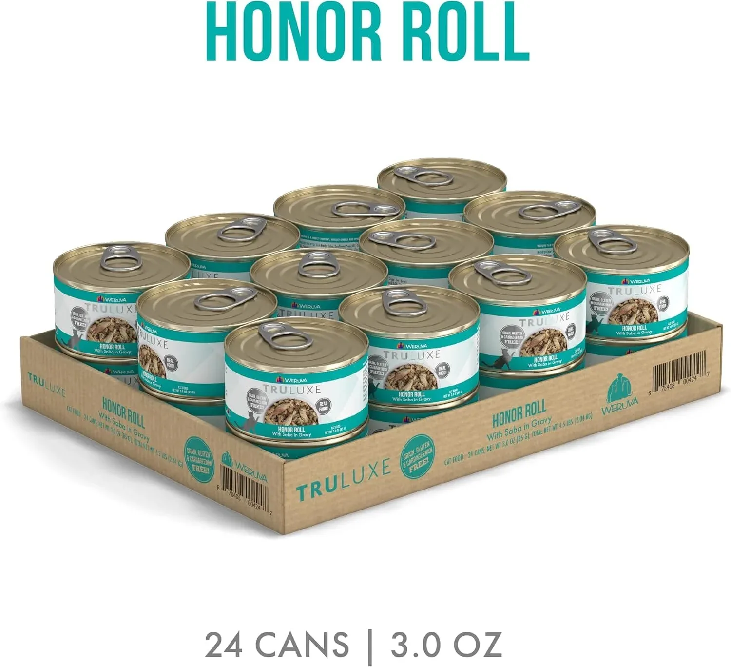 Weruva TruLuxe Honor Roll Canned Cat Food - 3 Oz - Case of 24 - Image 2