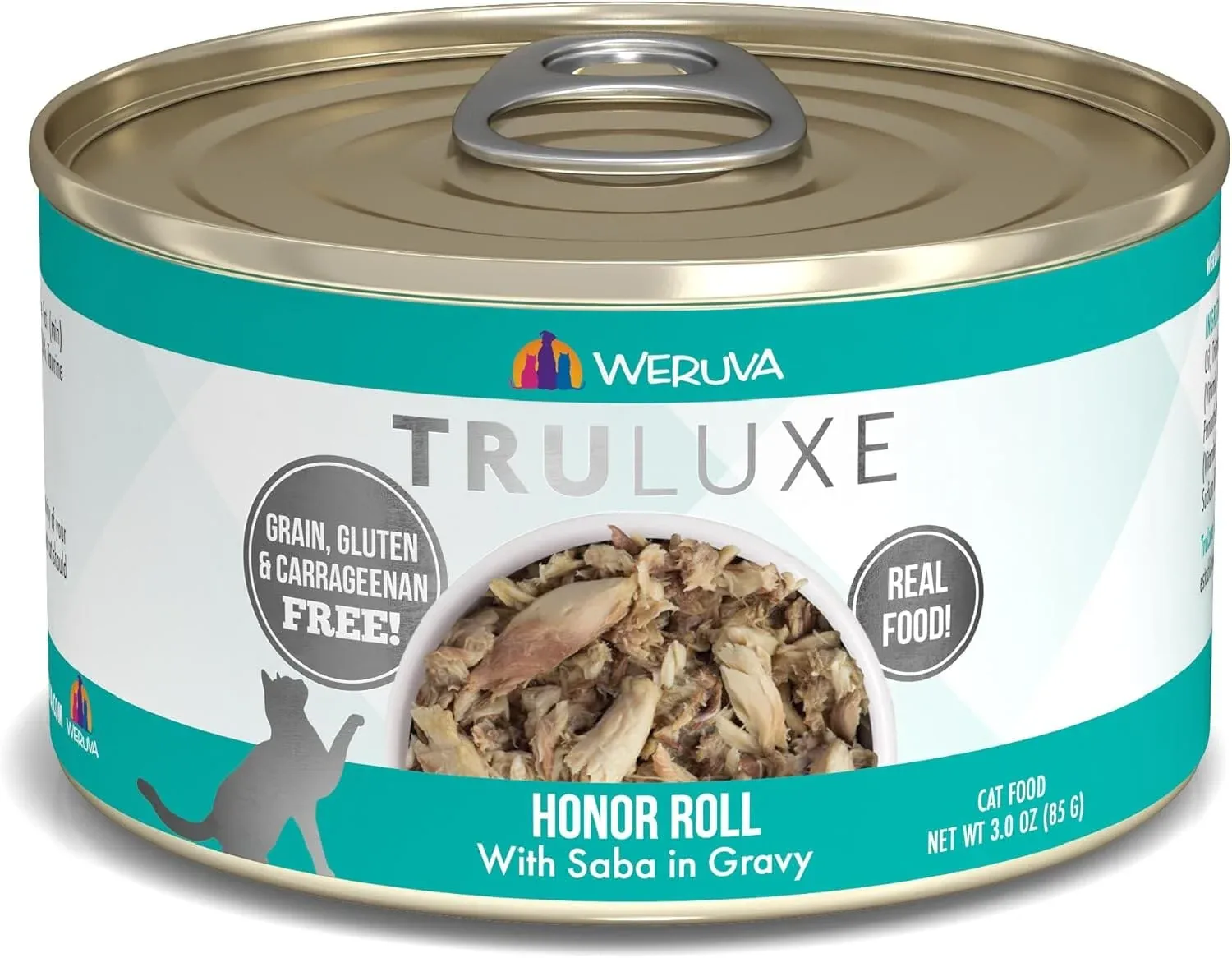 Weruva TruLuxe Honor Roll Canned Cat Food - 3 Oz - Case of 24