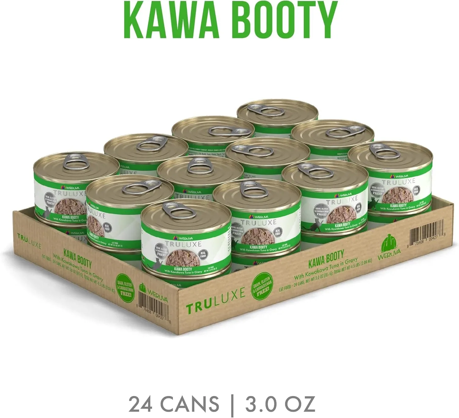 Weruva TruLuxe Kawa Bootie Canned Cat Food - 3 Oz - Case of 24 - Image 2
