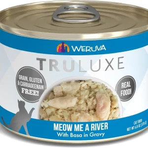 Weruva TruLuxe Meow-Me-a-River Canned Cat Food - 6 Oz - Case of 24