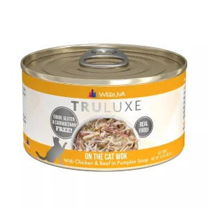 Weruva TruLuxe On-The-Cat-Wok Canned Cat Food - 3 Oz - Case of 24