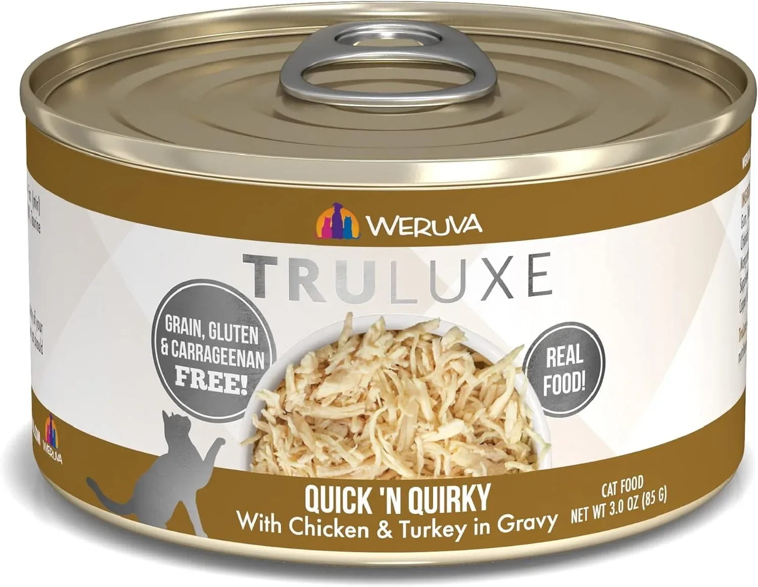 Weruva TruLuxe Quick N' Quirky Canned Cat Food - 3 Oz - Case of 24