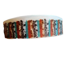 Western Stripes Nylon Dog Collar