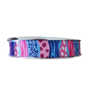 Whimsical Wild Patterns Nylon Dog Collar