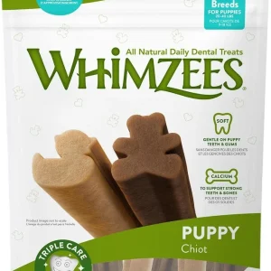 Whimzee Puppy Dog Chews Medium-Large, 7.4 oz
