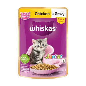 Whiskas Chicken in Gravy Meal Kitten Cat Wet Food