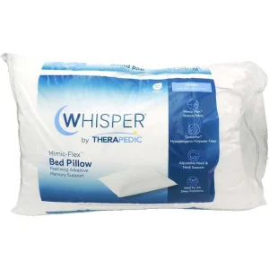 Whisper by Therapedic Mimic-Flex Bed Pillow