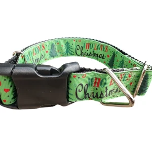 Who Loves Christmas? Nylon Dog Collar