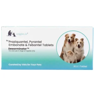 Wiggles Deworminator Deworming Tablets for Dogs and Cats