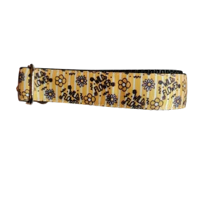 Wild Flower Nylon Dog Collar