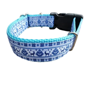Winter Wonderland Nylon Dog Collar