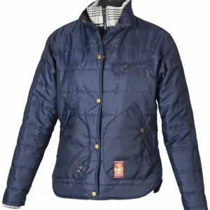 Women's Equestrian Jacket - Classic Plaid Lined Windbreaker - Insulated Horse Riding Coat - 5/A Baker Ladies Jacket