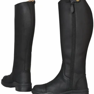 Women's Waterproof Winter Riding Boots - Insulated Fleece-Lined Tall Boots for Cold Weather