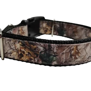 Woods Camouflage Nylon Dog Collar