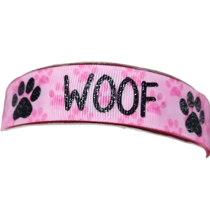 Woof Nylon Dog Collar