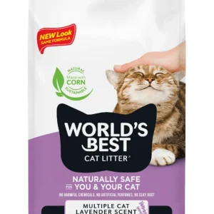 World's Best Multiple Cat Lavender Scented Cat Litter