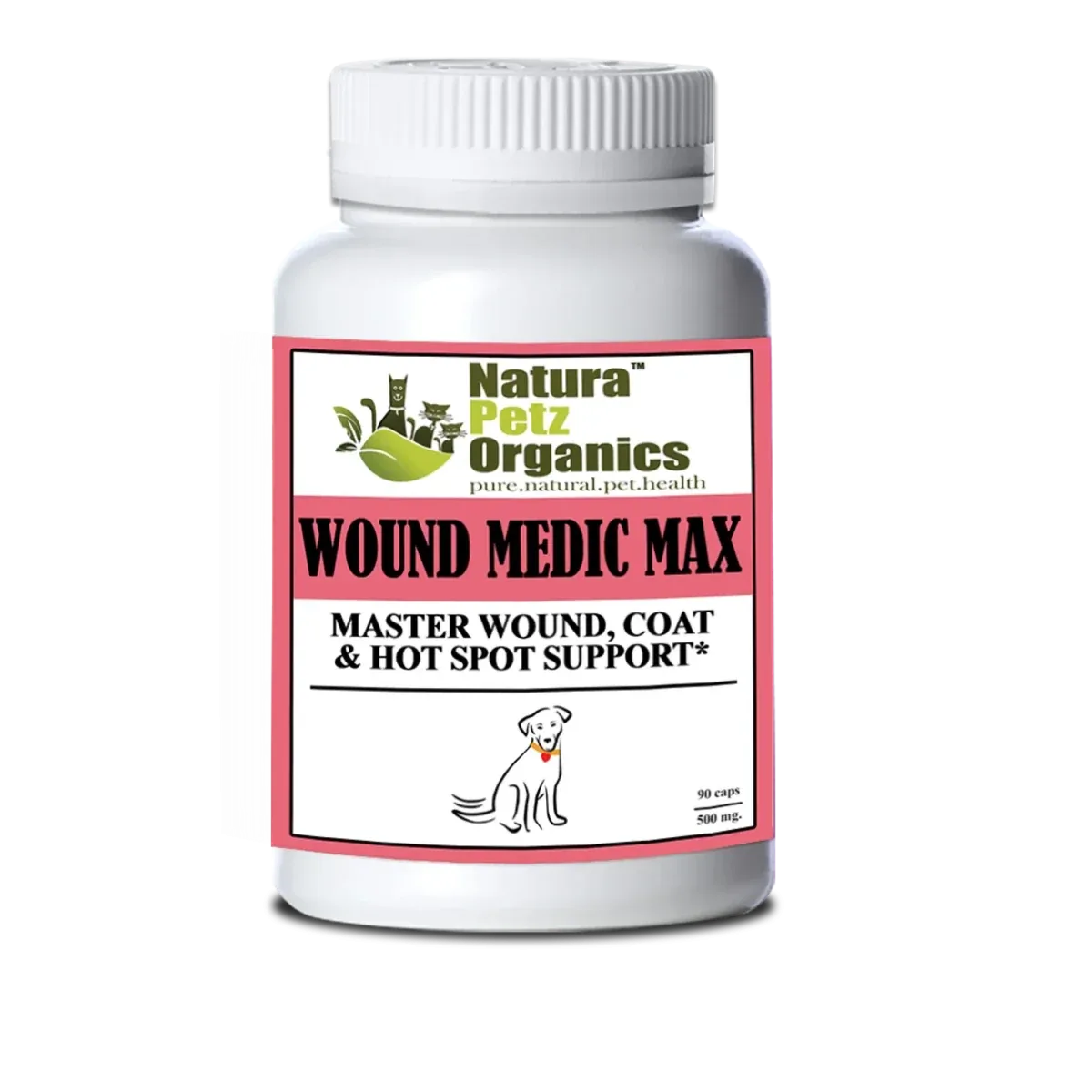 Wound Medic Max Caps* Master Wound, Skin & Coat Support For Dogs & Cats* - Image 2