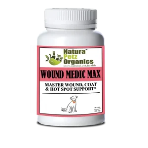 Wound Medic Max Caps* Master Wound, Skin & Coat Support For Dogs & Cats*