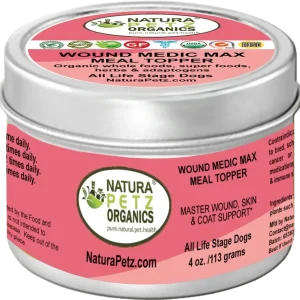 Wound Medic Max Meal Topper* Master Wound, Skin & Coat Support For Dogs & Cats*