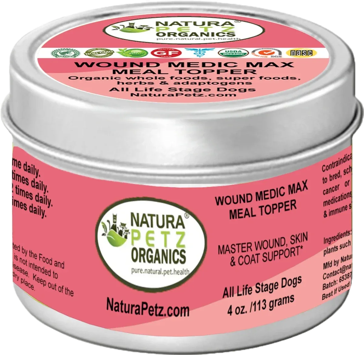 Wound Medic Max Meal Topper* Master Wound, Skin & Coat Support For Dogs & Cats* - Image 2