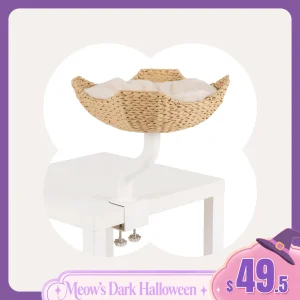 Woven Nest Desk Cat Bed