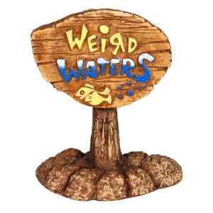 WW Weird Water Sign Resin Ornament - Map Price $4.99