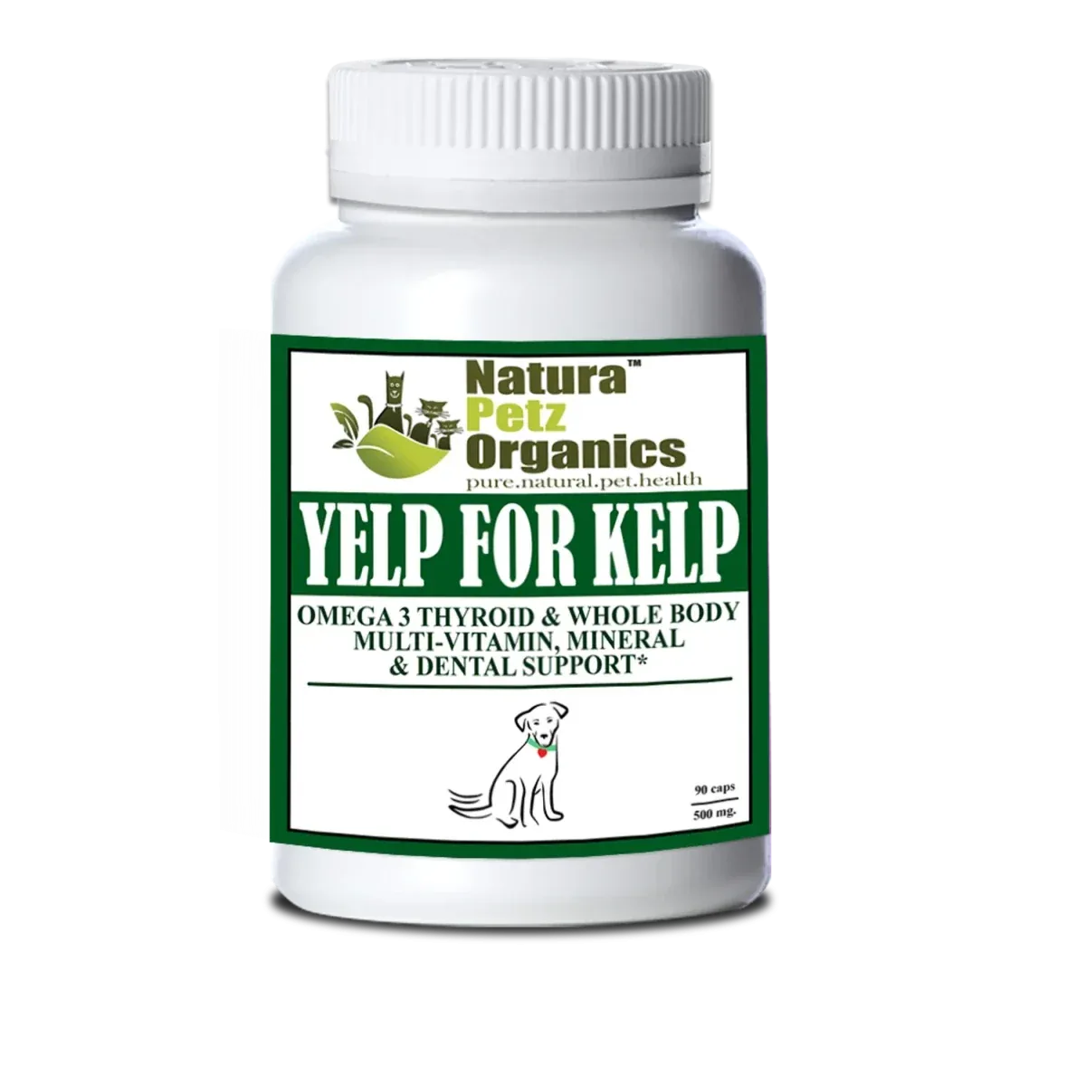 Yelp For Kelp - Omega 3 & 6 Thyroid & Whole Body Multi-Mineral, Vitamin & Dental Support* - Image 2