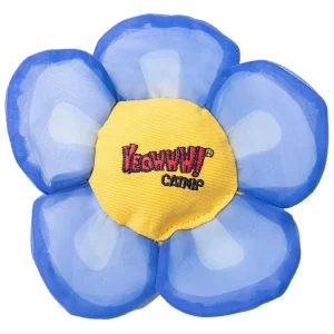 Yeowww Daisy's Flower Tops Catnip Cat Toy, Blue