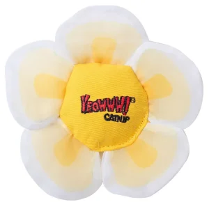 Yeowww Daisy's Flower Tops Catnip Cat Toy, White
