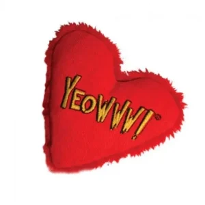 Yeowww Hearrrt Attack Catnip Cat Toy YEOWWW