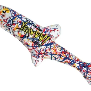 Yeowww Pollock Fish Catnip Cat Toy MultiColor, 11 in