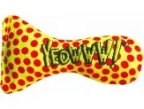 Yeowww Stinkies Catnip Cat Toy, Yellow, Red, 3 in - Image 2