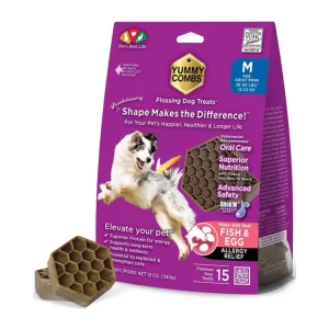 Yummy Combs Dog Dental 12oz. Fish Egg Medium