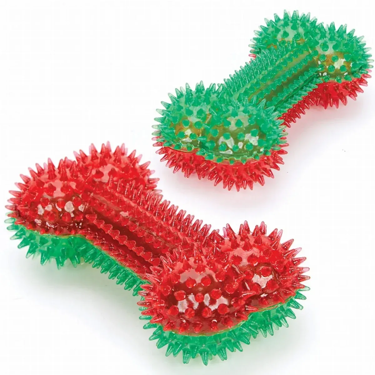 ZA Holiday Squeaky Spike Bone, 6.5 in - Image 2
