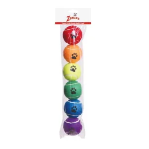ZA Puppy Pride Tennis Ball, 6-Count