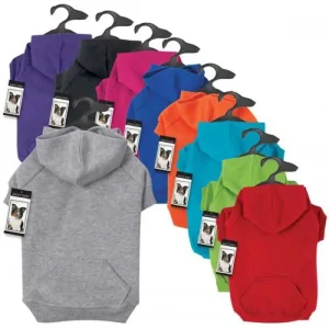 Zack & Zoey Basic Dog Hoodie - Poly/Cotton Sweatshirt