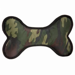 Zanies Toughstructable Camo Bone Dog Toy - Small & Large, Green & Pink Camo