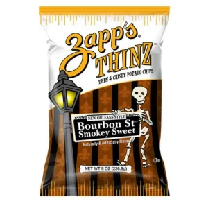Zapps Thinz Potato Chips Bourbon St. Smokey Sweet 8 oz.