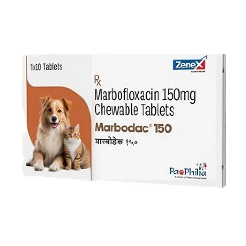 Zenex Marbodac 150mg (Marbofloxacin) Tablets for Dogs and Cats - Image 2