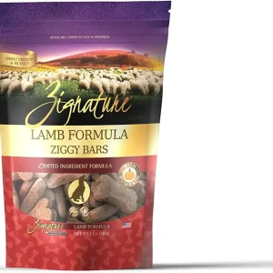 Zignature Dog Ziggy Bar Dog Treat Lamb 12 oz