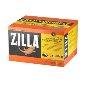 Zilla Bearded Dragon Habitat Accessory Kit for Terrariums 20 L-60BR